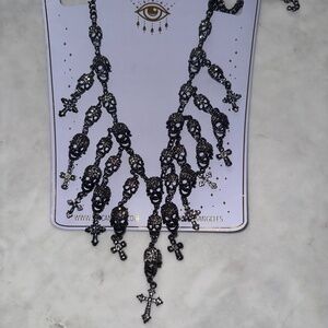Eye Candy LA skull necklace